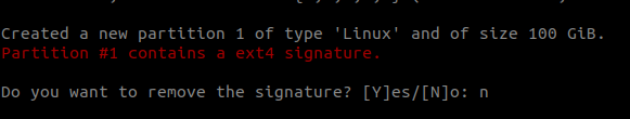 امضا یا signature فایل سیستم لینوکس